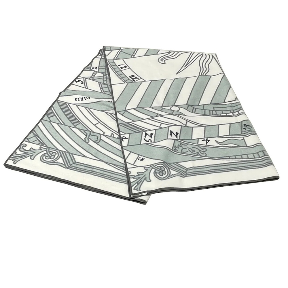 Hermes White Light Green Dark Gray #363362H66B